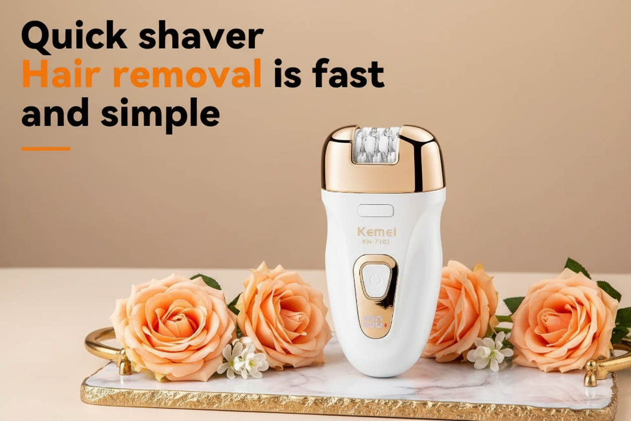 Kemei Luxe 3-in-1 : سرّ النعومة اللي تدوم